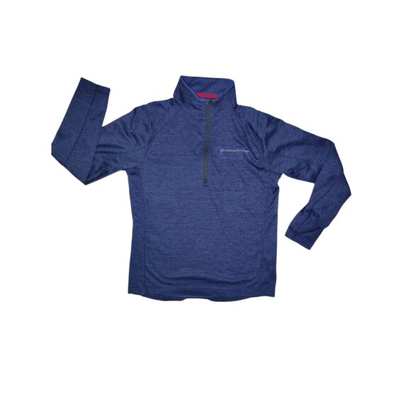 Vineyard Vines Performance Men's Blue Long Sleeve Pullover 1/4-zip Top S - Picture 1 of 6